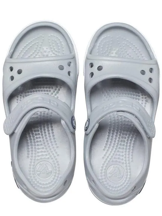 Crocs Crocband-Sandale für Kinder – Hellgrau