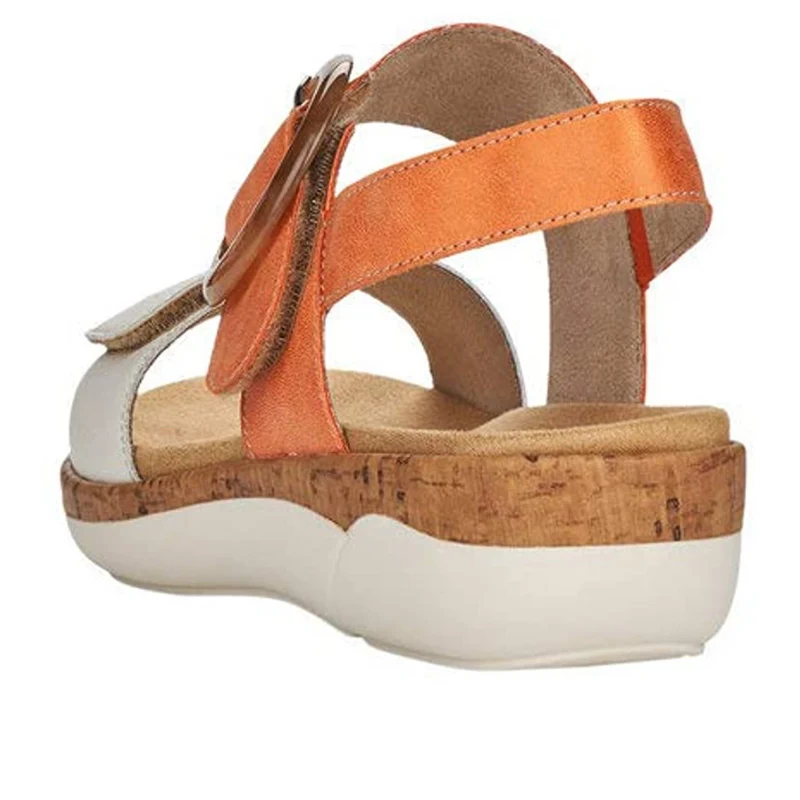 Remonte Damen Ledersandalen - Orange