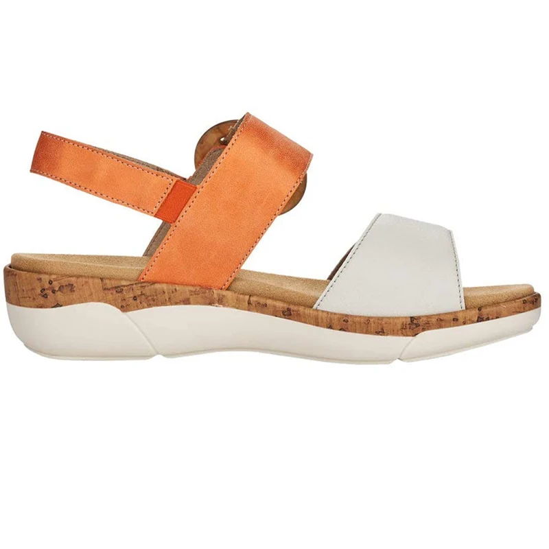 Remonte Damen Ledersandalen - Orange