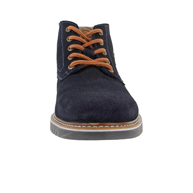 Bugatti Herren-Mode-Kurzstiefel – Marineblau/Hellbraun