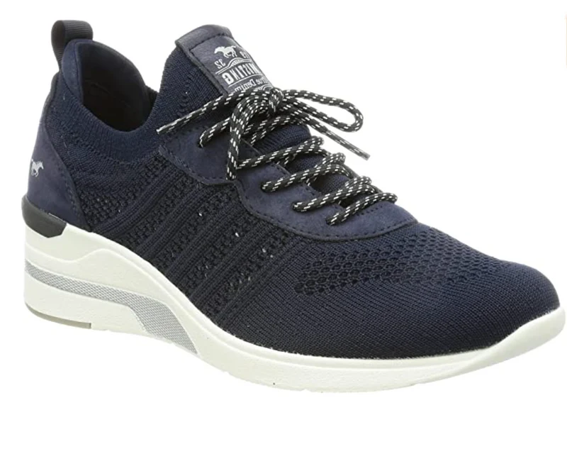 Mustang - Damen-Keilsandalen - Marineblau