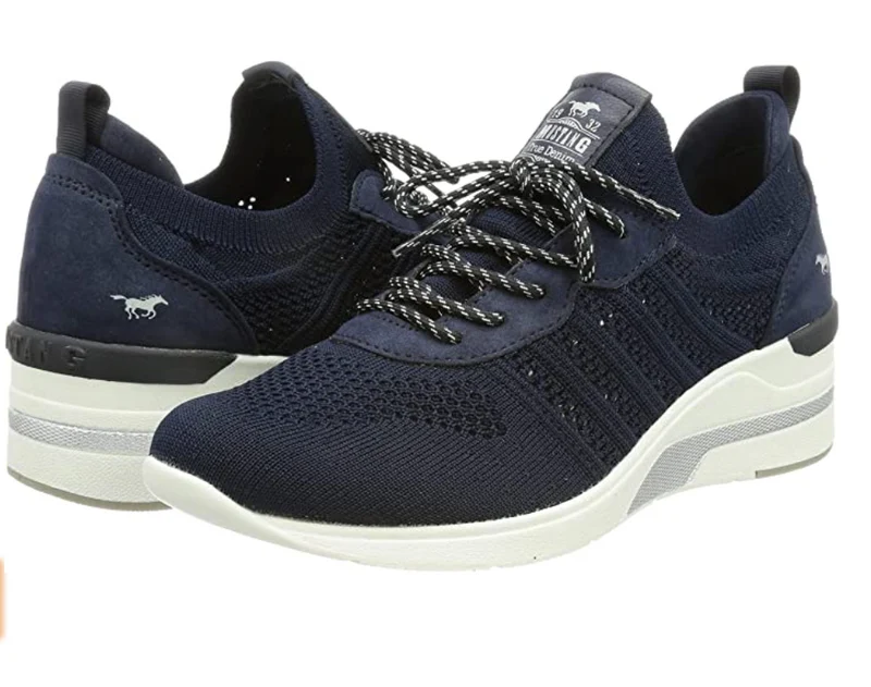 Mustang - Damen-Keilsandalen - Marineblau