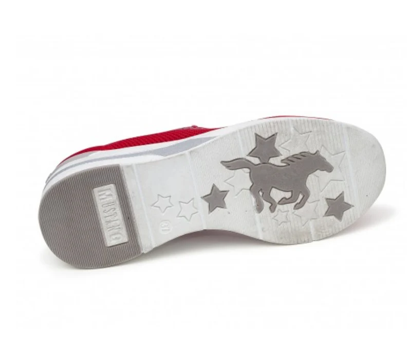 Mustang- Damen-Keilsneaker - Rot