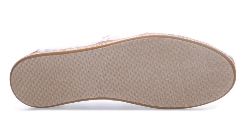 TomsDamen- Klassisch- Gepunktete Filz-Espadrille-Pumps- Grau-Weiß