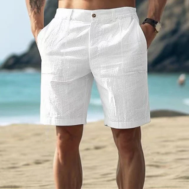 Moritz | Herren Leinen Bermuda Sommer Shorts