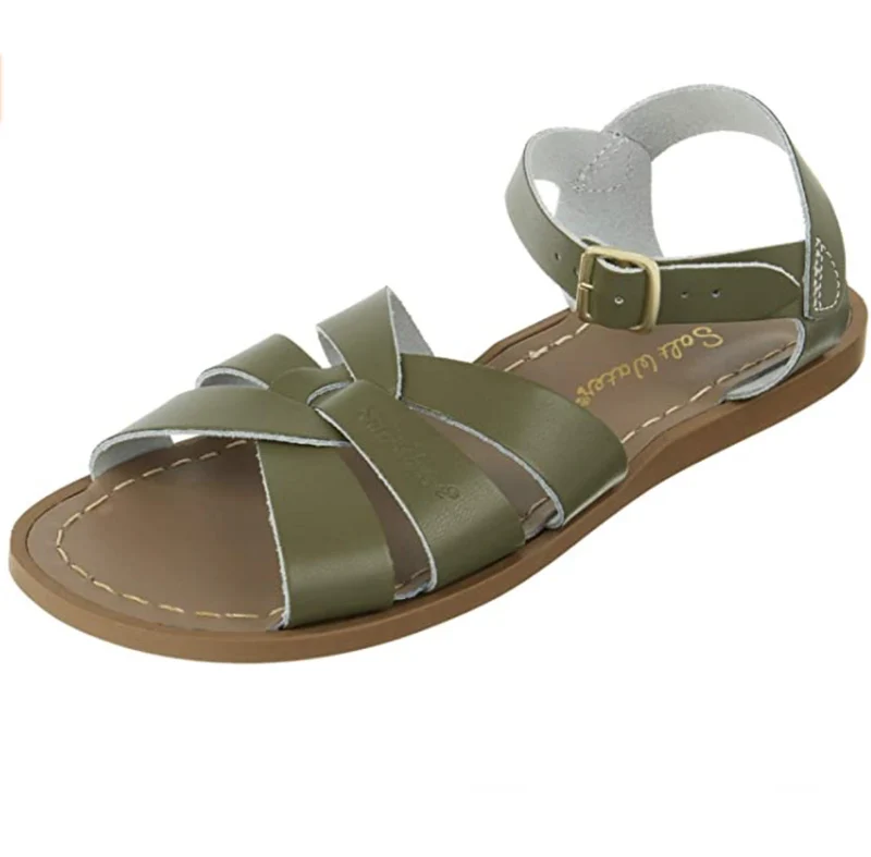 Salt Water Sandal Damen-Originalsandale – Olivgrün