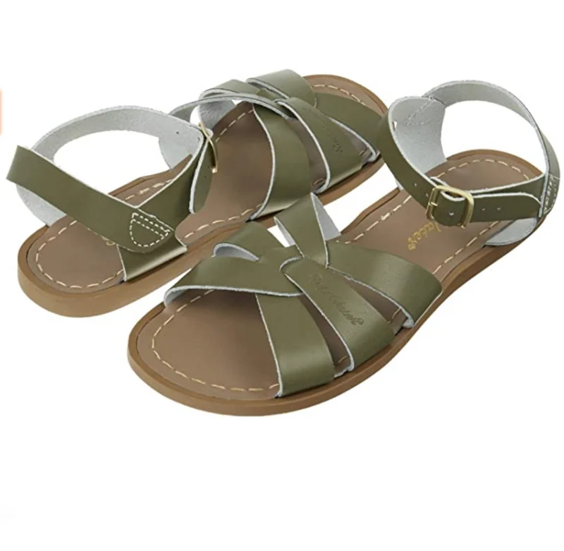 Salt Water Sandal Damen-Originalsandale – Olivgrün