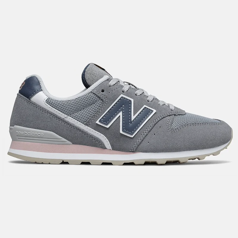 New Balance Damen 996 Fashion Trainer – Gun Metal / Saturn Pink