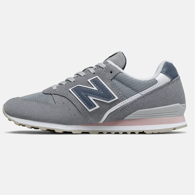 New Balance Damen 996 Fashion Trainer – Gun Metal / Saturn Pink