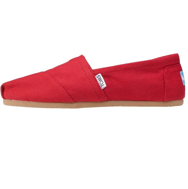 TOMS Klassische Unisex-Canvas-Espadrilles – Rot