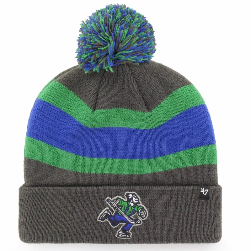 47 Marke – Vancouver Canucks Strick – Grau / Blau / Grün