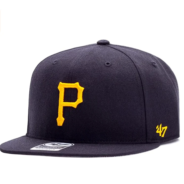 Marke '47 – MLB Pittsburgh Pirates – verstellbare schwarze Snapback