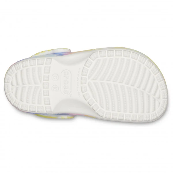 Crocs - Klassischer Tie-Dye-Clog – Weiß / Multi