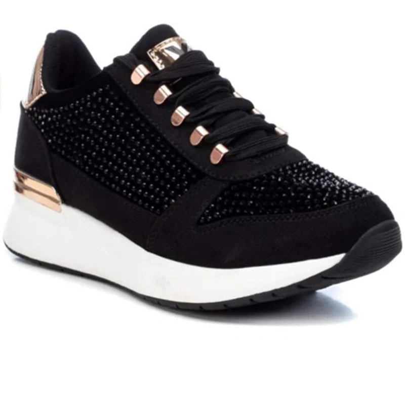 XTI - 44365 Damen-Sneaker – Schwarz