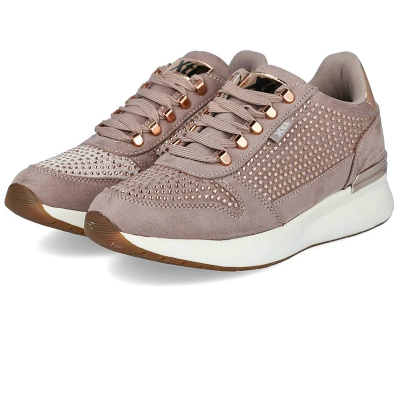XTI - 44365 Damen-Sneaker – Hautfarben