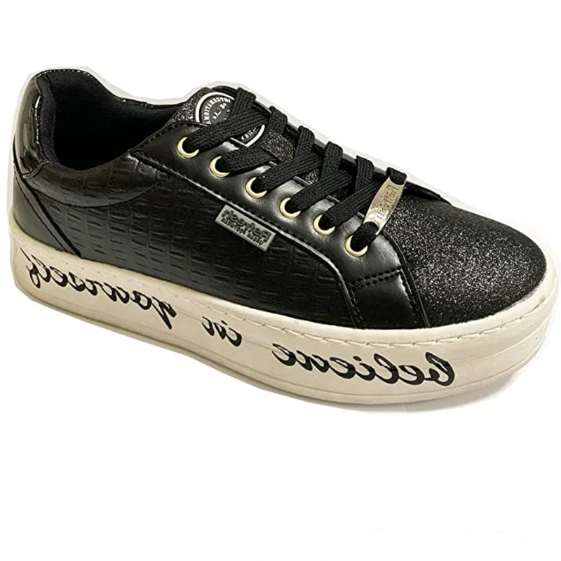 Refresh Mode-Sneaker für Damen – Schwarz