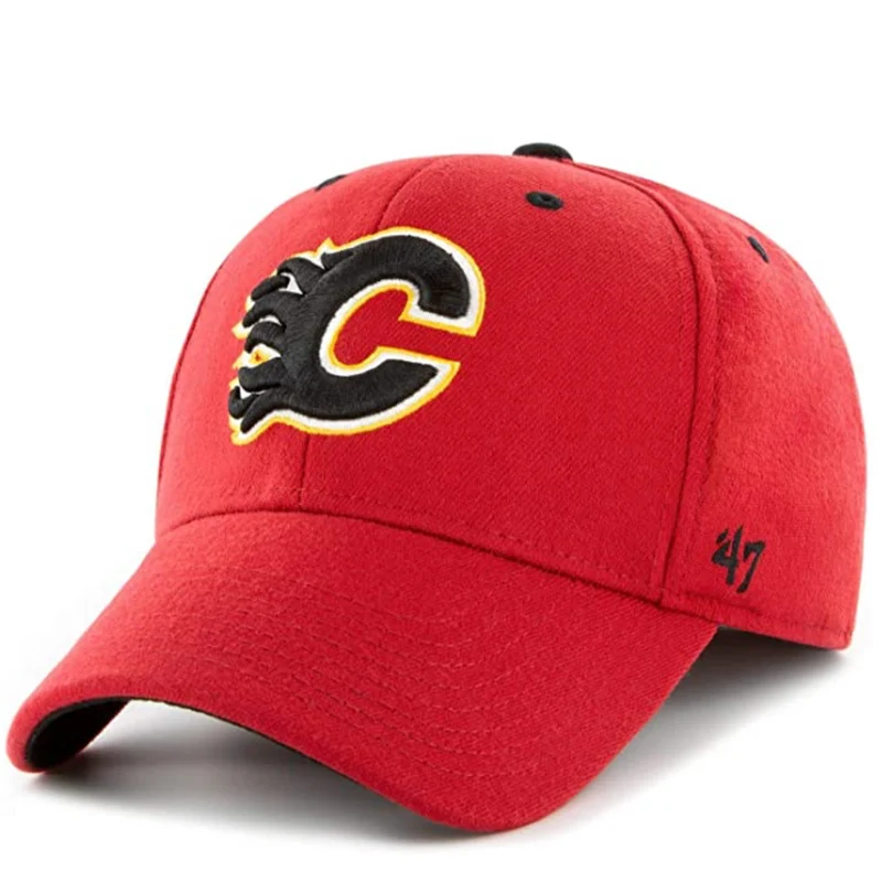 Marke '47 – NHL Calgary Flames – Einheitsgröße, rote Kappe