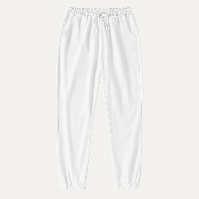 Herren Hose mit elastischem Bund und Kordelzug