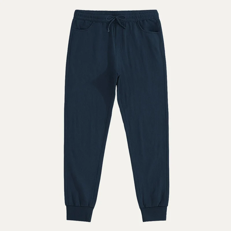 Herren Hose mit elastischem Bund und Kordelzug