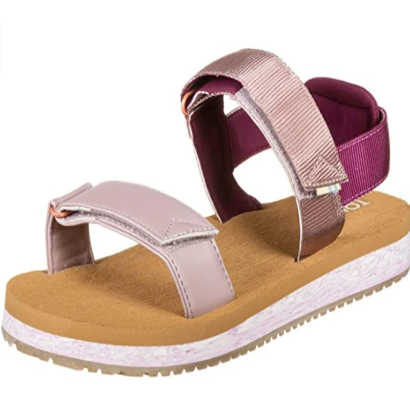 TOMS - Damen-Sandale mit geschlossener Zehenpartie – Pink Burnished Lilac