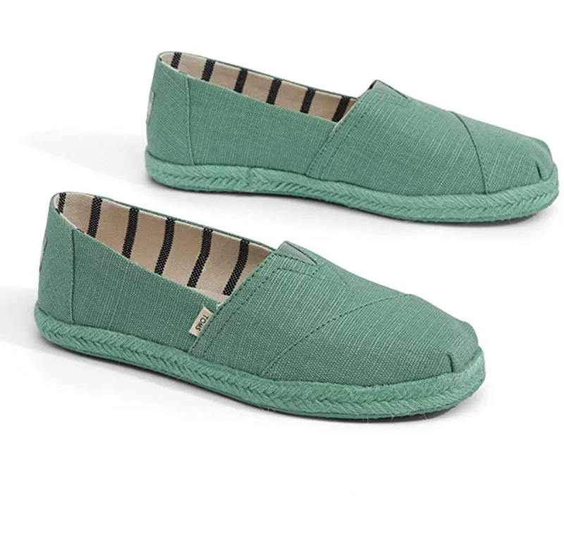TOMS - Klassisch – Wintergrünes Heritage-Canvas