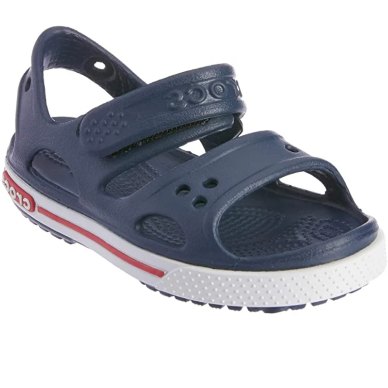 Crocs Crocband-Sandale für Kinder – Marineblau/Rot