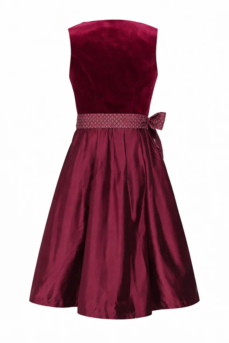 Damen Dirndl Set mit Samtoberteil und Schürze