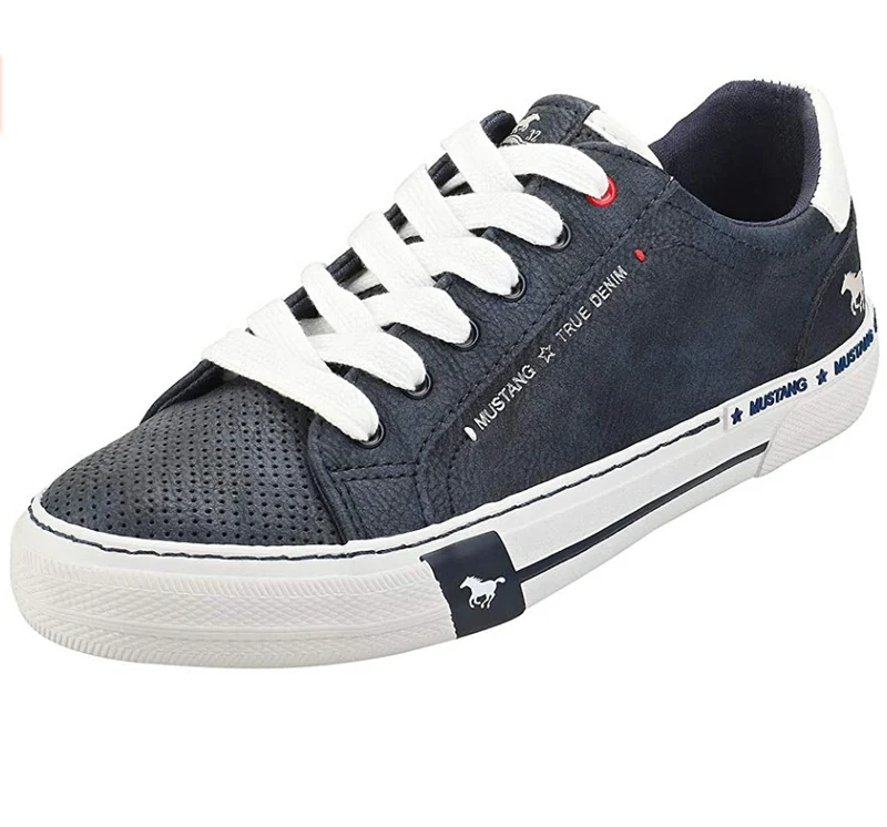 Mustang Modische Damen-Sneaker – Blau