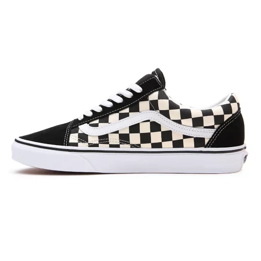 VANS Unisex Old Skool Primary Check Sneaker – Schwarz