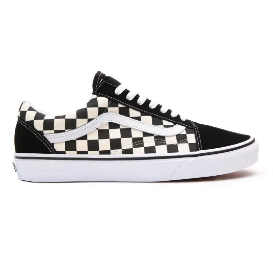 VANS Unisex Old Skool Primary Check Sneaker – Schwarz