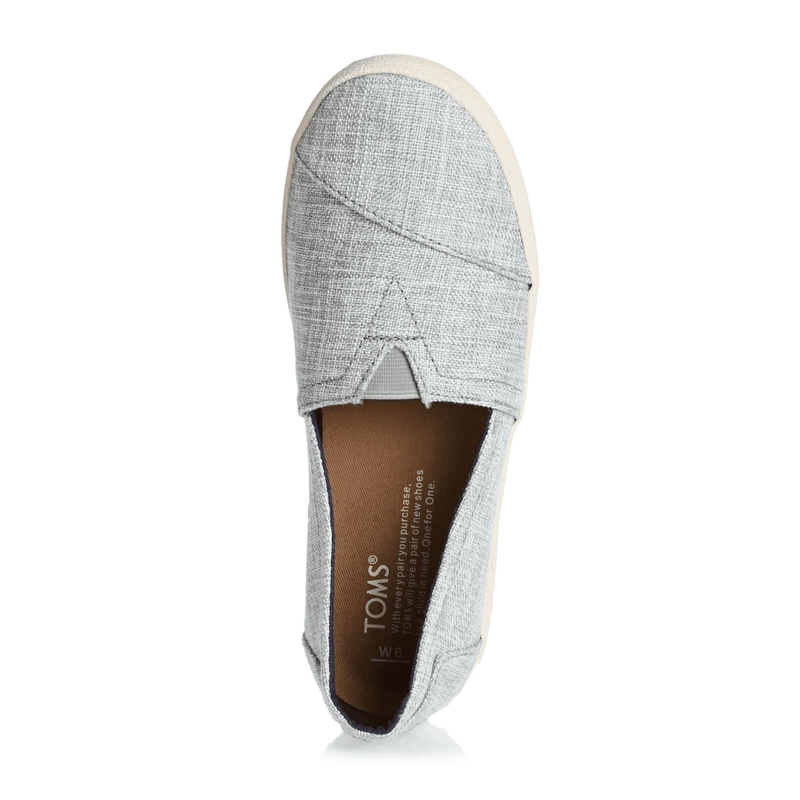 TOMS - Avalon – Nieselgraues Metallic-Gewebe
