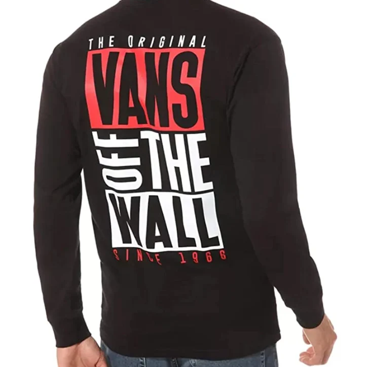 VANS Herren Uoma Grafik-T-Shirt – Schwarz