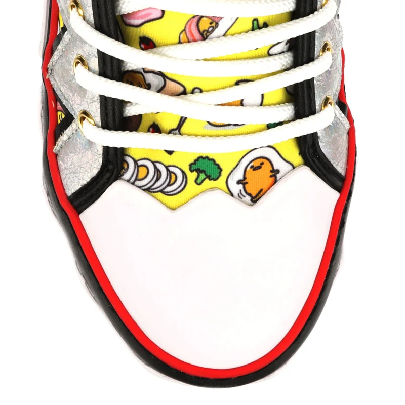 Irregular Choice Frauen Hello Kitty High-Top-Sneaker „You Crack Me Up“.