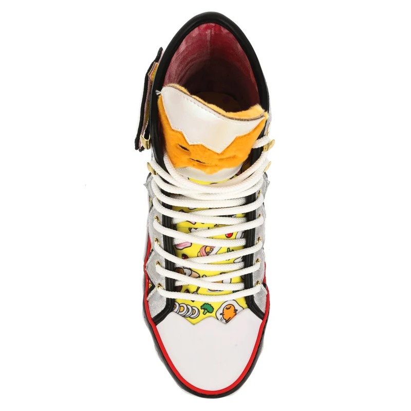 Irregular Choice Frauen Hello Kitty High-Top-Sneaker „You Crack Me Up“.