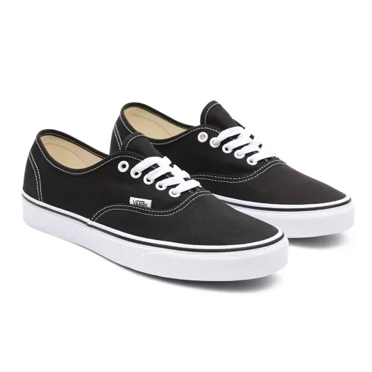 VANS Authentische Unisex-Sneaker – Schwarz