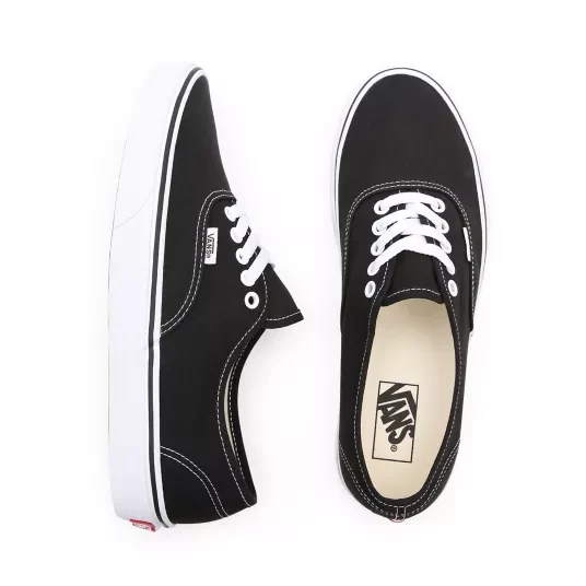 VANS Authentische Unisex-Sneaker – Schwarz