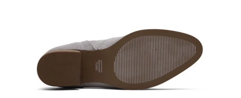 TOMS Damen Leilani Wildleder-Stiefelette – Drizzle Grey