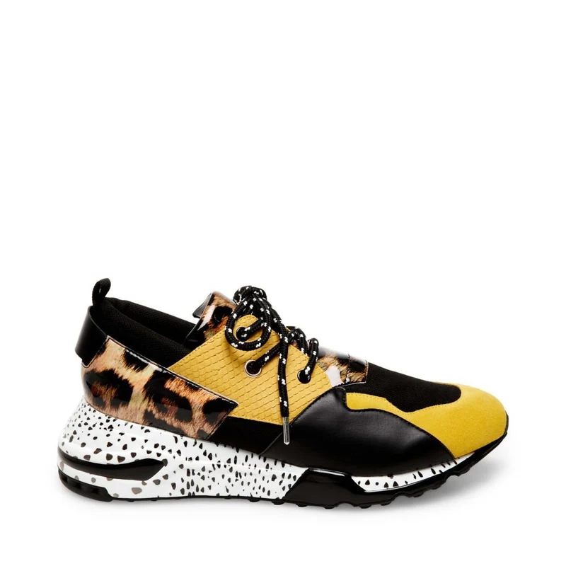 Steve Madden Damen Cliff Trainer – Gelb / Multi