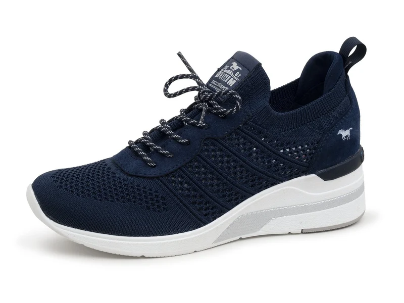 Mustang Modische Damen-Sneaker – Blau