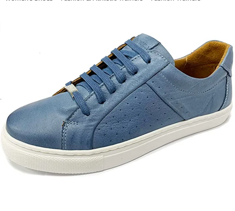 Carmela Damen-Ledersneaker – Blau