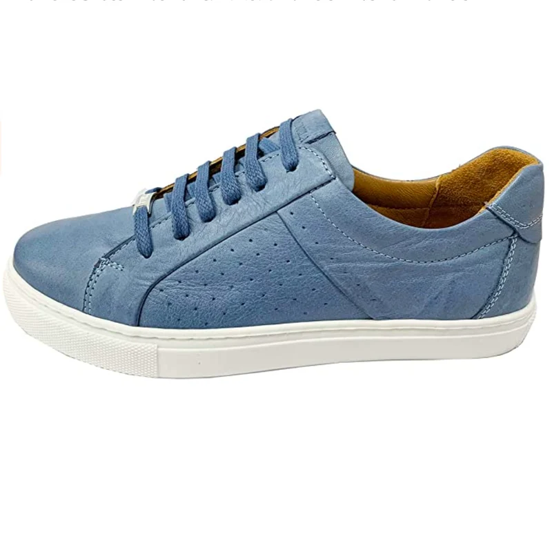 Carmela Damen-Ledersneaker – Blau