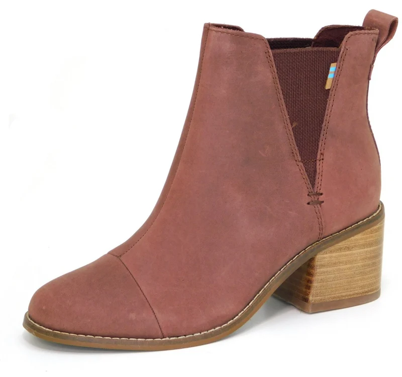 TOMS Esme Leder für Damen Chelsea Stiefel - Gebranntes Henna