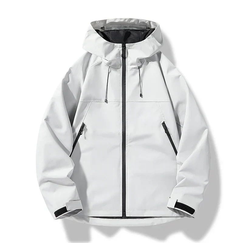 Norbert | Herren Wasserdichte Kapuzen Winddichte Shell Jacke