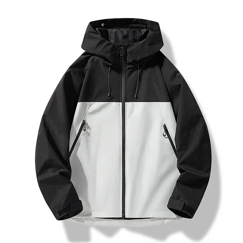 Norbert | Herren Wasserdichte Kapuzen Winddichte Shell Jacke