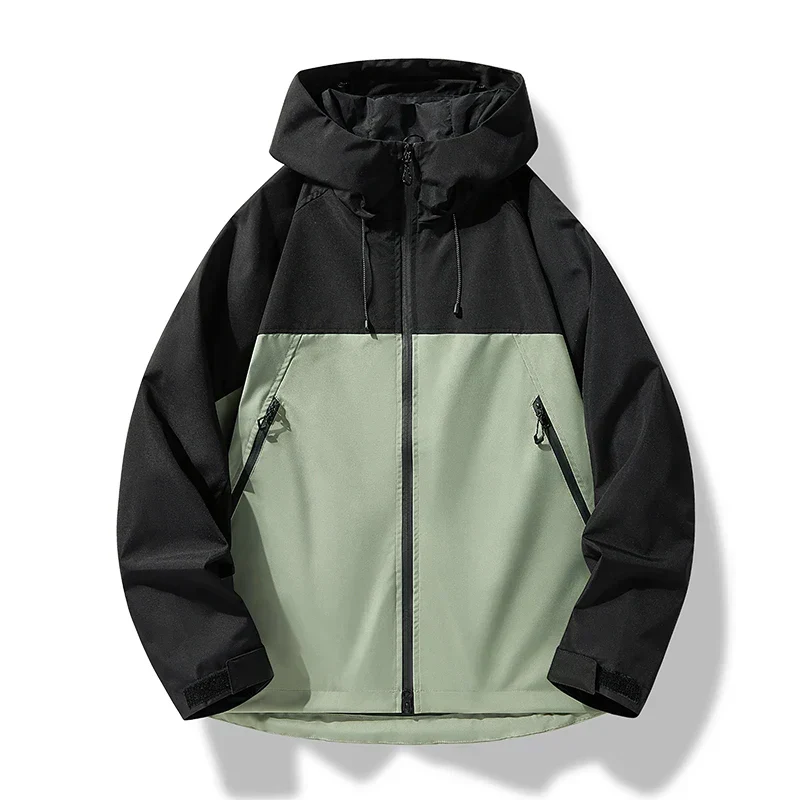 Norbert | Herren Wasserdichte Kapuzen Winddichte Shell Jacke