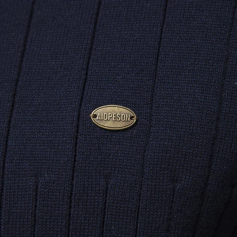 Erik | Herren Frühling Viertelzip Langarm Pullover