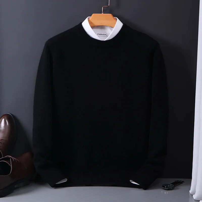 Christian | Herren Frühlings Klassischer Rundhals Pullover
