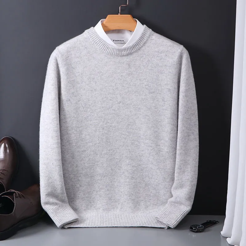 Christian | Herren Frühlings Klassischer Rundhals Pullover