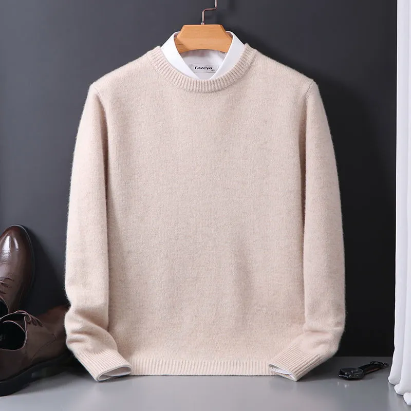 Christian | Herren Frühlings Klassischer Rundhals Pullover