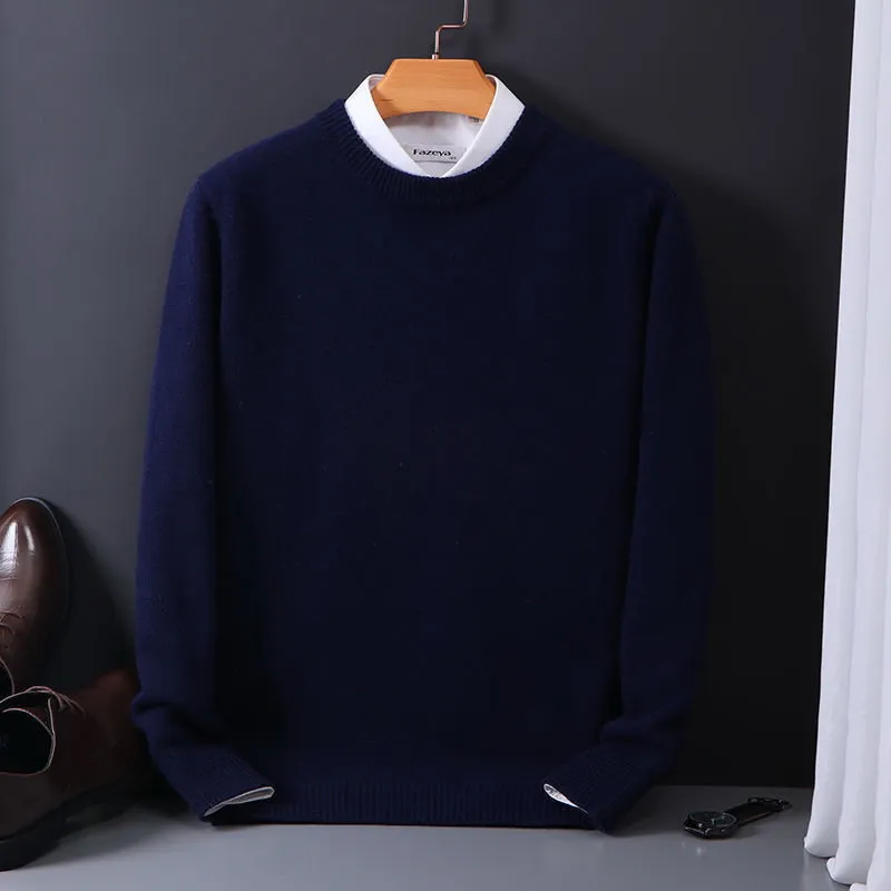 Christian | Herren Frühlings Klassischer Rundhals Pullover